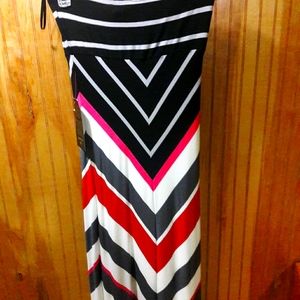 Beautiful Bebe Strapless Maxi Dress. Never Worn.